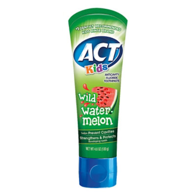 ACT Kids Watermelon Toothpaste - 4.60 Oz. - Image 3