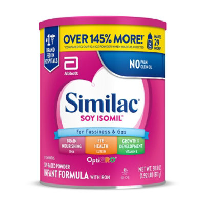 Similac Isomil Soy Powder - 30.8 OZ - Image 1