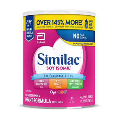 Similac Isomil Soy Powder - 30.8 OZ