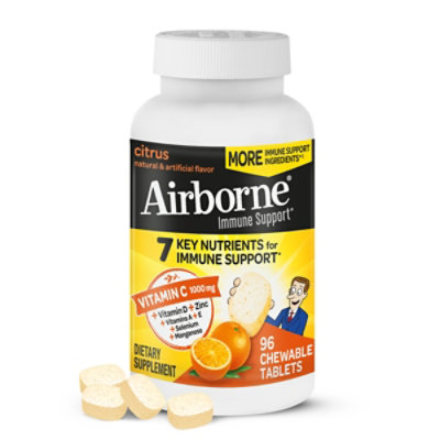 Airborne Citrus Chew Tabs - 96 CT - Image 2