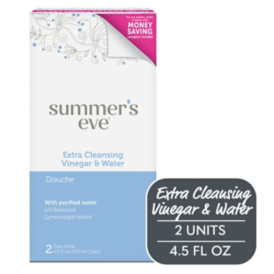 Summers Eve Douche Extra Cleansing Twin Pack - 2-4.5 FZ - Image 2