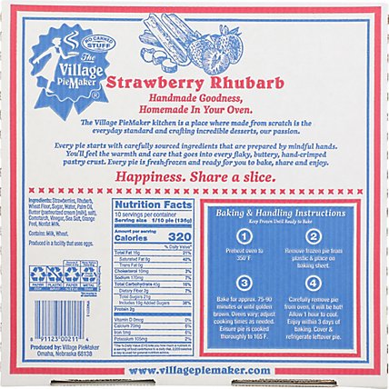 Vlg Piemaker Strawberry Rhubarb Pie - EA - Image 7