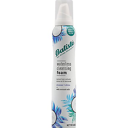 Batiste Waterless Hair Cleansing Foam Plus Shine - 3.6 OZ - Image 2