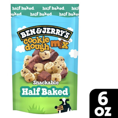 Ben & Jerry's Half Baked Dough Ice Cream - 6 Oz - safeway
