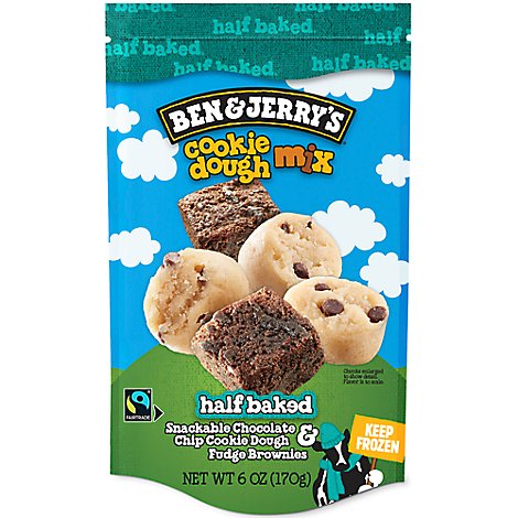 Ben & Jerrys Ice Cream Half Baked Dough - 6 OZ