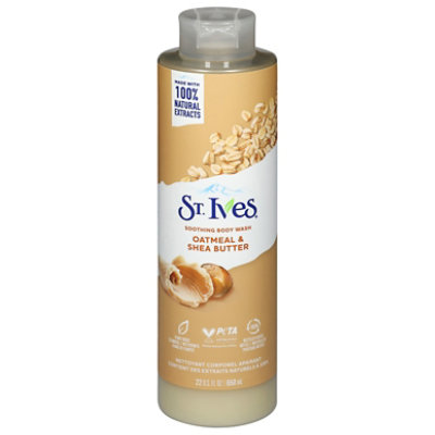 St Ives Oat & Shea Butter Body Wash - 22 FZ - Image 3