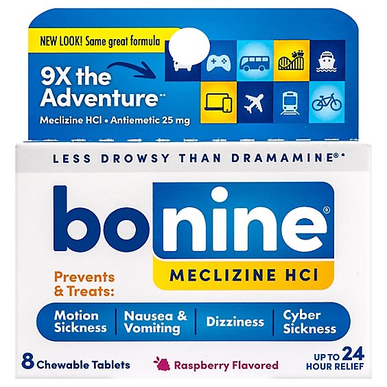 Bonine Motion Sickness Tablets - 8 CT