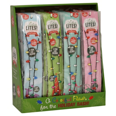 Flashing Holiday Necklace - EA