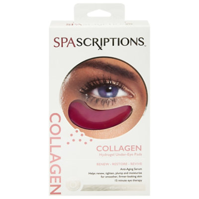 Spascriptions Collagen Hydrogel Under Eye Pads - 4 Count - Image 2