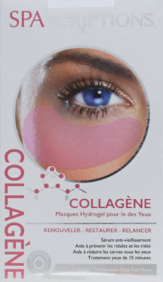 Spascriptions Collagen Hydrogel Under Eye Pads - 4 Count - Image 3