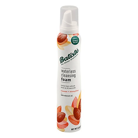 Batiste Waterless Cleansing Foam Shampoo Plus Strength - 3.6 OZ
