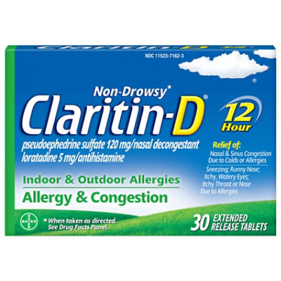 Claritin-d 12 Hour Non-drowsy Allergy Congestion Tablets - 30 CT - Image 3