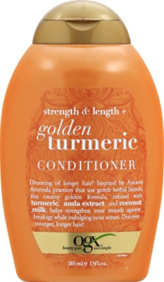 OGX Strength Length Plus Golden Turmeric Conditioner with Milk - 13 Fl. Oz. - Image 2