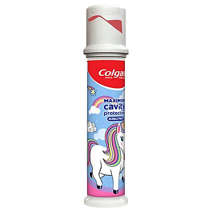 Colgate Kids Unicorn Maximum Cavity Protection Toothpaste Pump - 4.4 Oz - Image 5