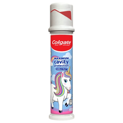 Colgate Kids Unicorn Maximum Cavity Protection Toothpaste Pump - 4.4 Oz - Image 1