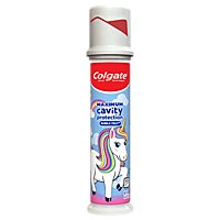 Colgate Kids Unicorn Maximum Cavity Protection Toothpaste Pump - 4.4 Oz - Image 1