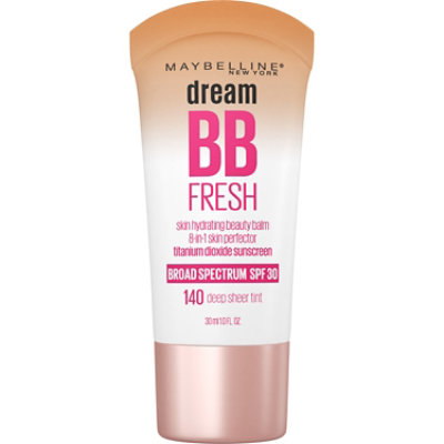 Maybelline Dream Fresh BB Cream 8 in 1 Skin Perfector SPF 30 Deep - 1 Fl. Oz. - Image 1