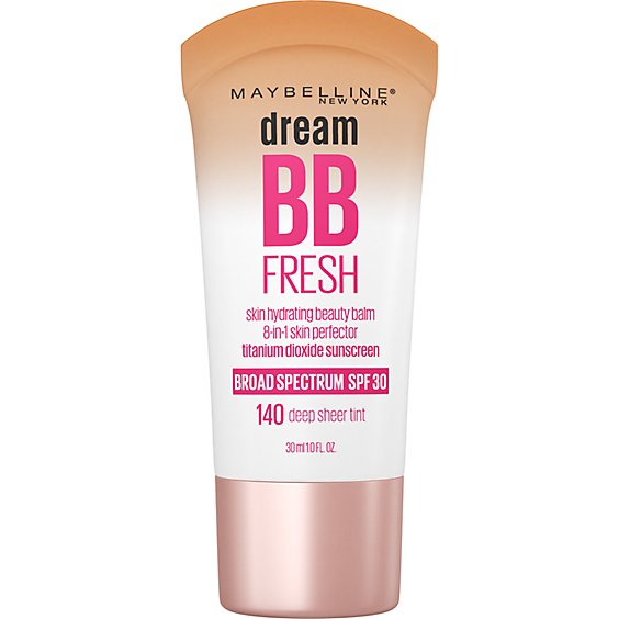 Maybelline Dream Fresh SPF 30 Deep BB Cream 8 in 1 Skin Perfector - 1 Oz