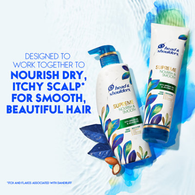 Head & Shoulders Supreme Nourish & Smooth Hair & Scalp Conditioner - 9.4 Fl. Oz. - Image 5