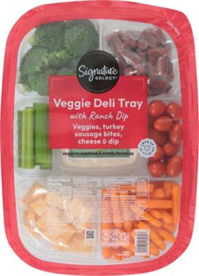 Signature Farms Veggie Deli Tray W/dip - 38 OZ - Image 1