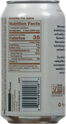 OLIPOP Classic Root Beer Prebiotic Soda Can - 12 Fl. Oz. - Image 6