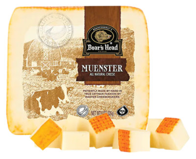 Boar's Head Muenster Cheese Cubes - 0.50 Lb