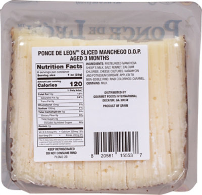 Ponce De Leon Sliced Manchego - 7 OZ - Image 6