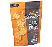 Stonefire Cheddar Naan Crisps - 6 OZ