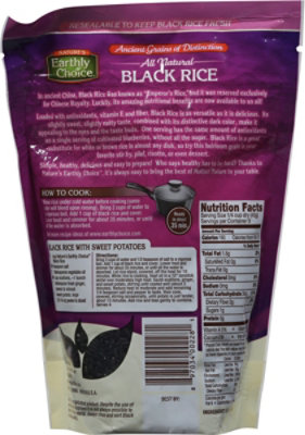 Natures Earthly Choice Rice Black - 14 OZ - Image 6