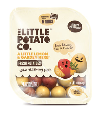 Little Potato Company Lemon Garden Herb Microwave Ready Fresh Potatoes - 1 Lb - Image 2