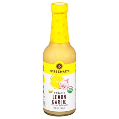 Tessemaes Dressing Lemon Garlic Organic - 10 FZ - Image 3