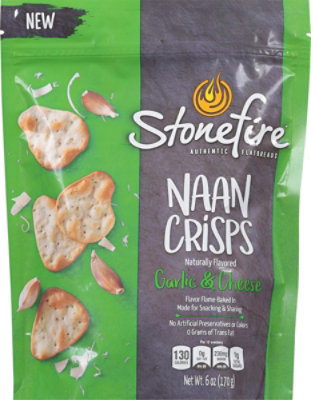 Stonefire Parmesan Garlic Naan Crisps - 6 OZ - Image 2