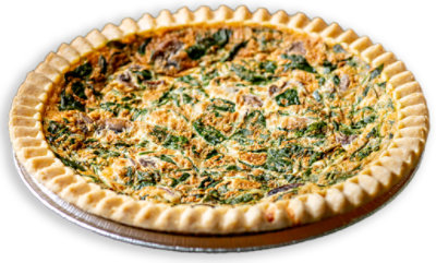 Andronicos Whole Spinach Quiche - 24 OZ