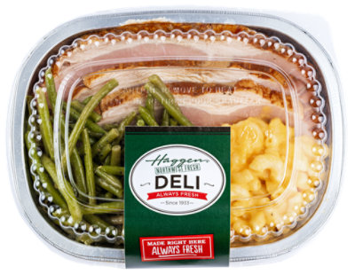 Green Beans and Ham with Mac & Cheese Meal Single Serve - Each - Image 1