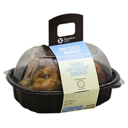 No Salt Rotisserie Chicken Hot - Each (Available After 10 AM) - Image 1