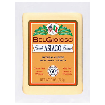 BelGioioso Fresh Asiago Fresco Cheese Wedge - 8 Oz - Image 3