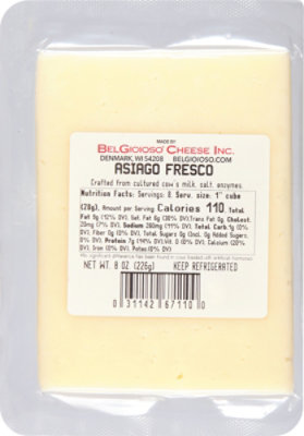 BelGioioso Fresh Asiago Fresco Cheese Wedge - 8 Oz - Image 6