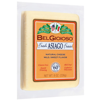 BelGioioso Fresh Asiago Fresco Cheese Wedge - 8 Oz - Image 1