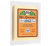 BelGioioso Fresh Asiago Fresco Cheese Wedge - 8 Oz