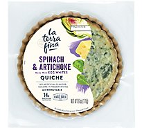 La Terra Fina Spinach And Artichoke Quiche  - 6 Oz