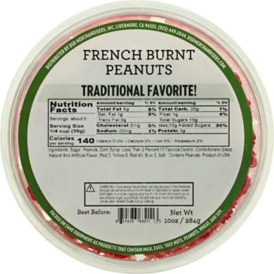 French Burnt Peanuts - 10 OZ - Image 2