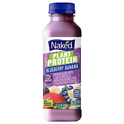 Naked Juice Protein Blend Blueberry Banana - 15.2 FZ - Image 3