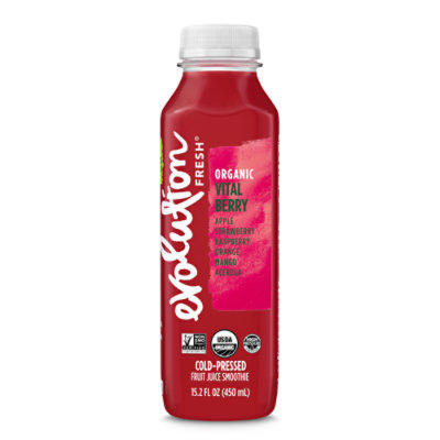 Evolution Fresh Organic Cold Pressed Vital Berry Fruit Juice Smoothie - 15.2 Fl. Oz. - Image 1