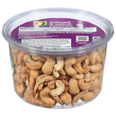 Cashews Roasted Salted Organic - 10 OZ - Image 3