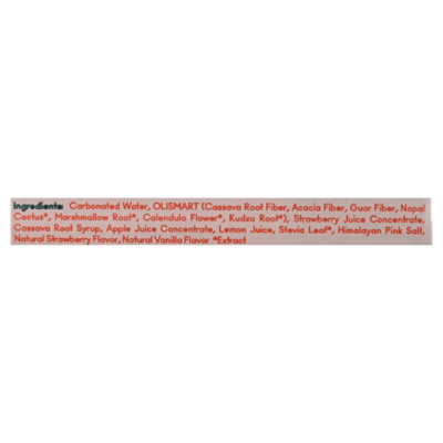OLIPOP Strawberry Vanilla Prebiotic Soda Can - 12 Fl. Oz. - Image 4
