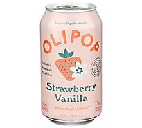 Olipop Strawberry Vanilla Sparkling Tonic - 12 Fl.Oz.