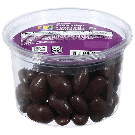 Almonds Dark Chocolate Organic - 10 OZ
