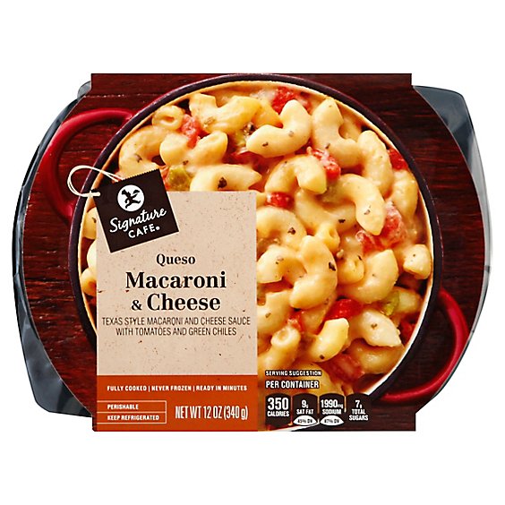 Signature Cafe Side Dish Queso Mac N Cheese - 12 OZ