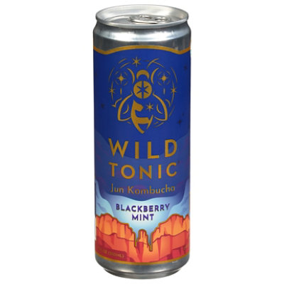Wild Tonic Blackberry Mint Jun Kombucha - 12 OZ