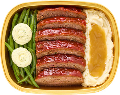 ReadyMeals for 2 Meatloaf Green Beans & Mashed Potatoes - EA - Image 1